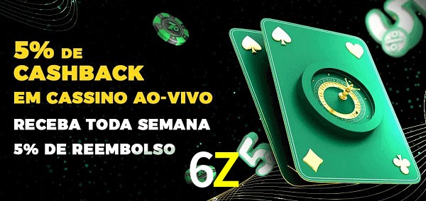 Promoções do cassino ao Vivo 6Z